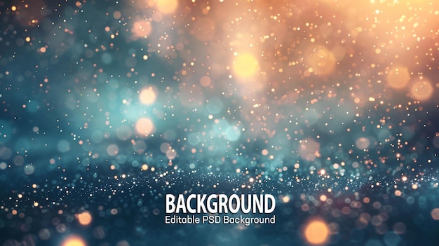 PSD abstract black golden glitter background