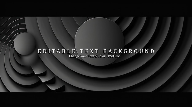 PSD abstract black and white circular pattern