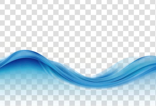 PSD abstract blue wave background