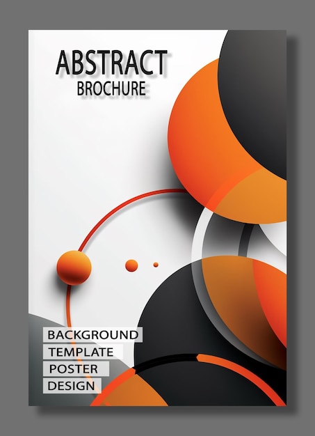 abstract brochure template background