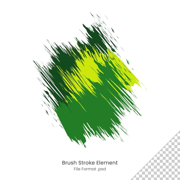 abstract brush green background element transparant design file format psd