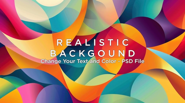 PSD abstract colorful geometric shapes