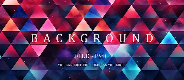 abstract colorful triangle background