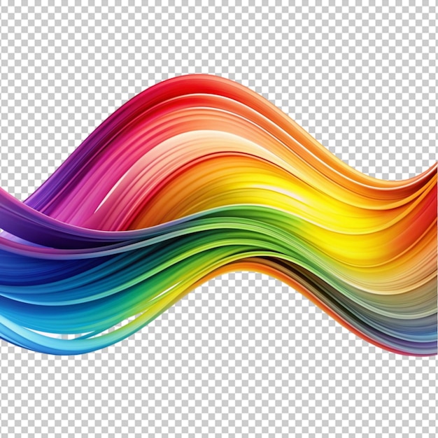 PSD abstract colorful wave