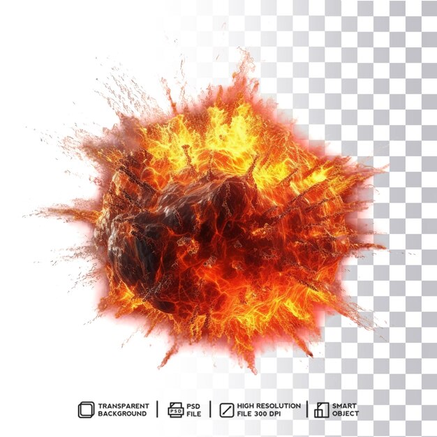 Abstract Energy Blast PSD Effect on Transparent Isolated Background