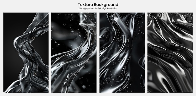 Abstract Flow Line Art Fluid Liquid Background