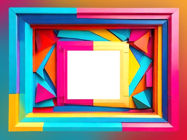 Abstract Frame Design PSD