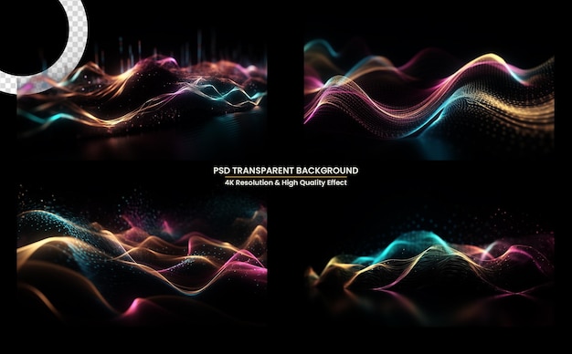 PSD abstract futuristic background