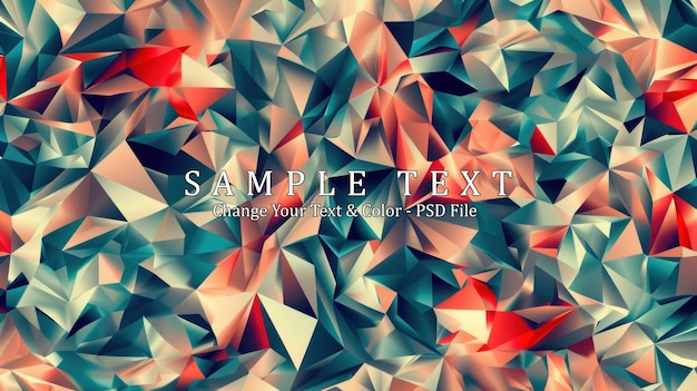 PSD abstract geometric pattern