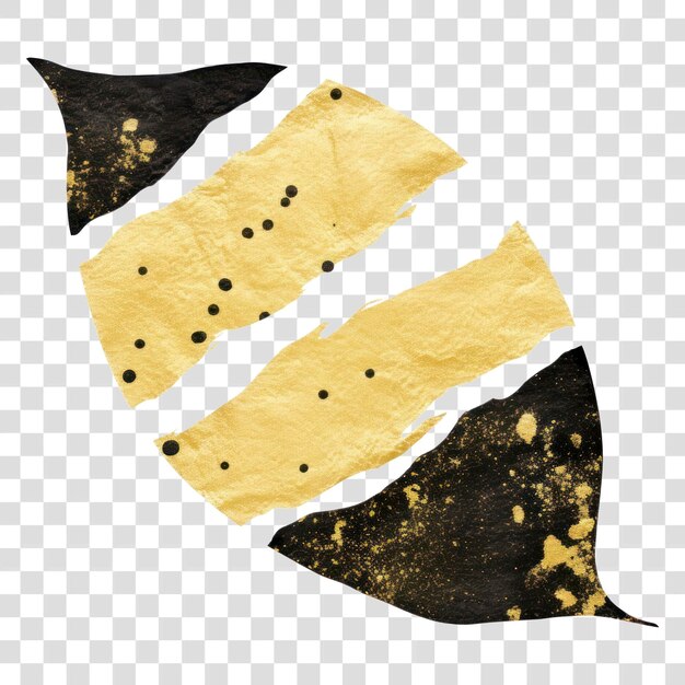 PSD abstract gold black shapes design