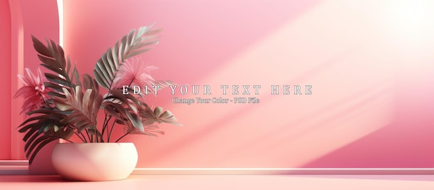 PSD abstract gradient pink studio