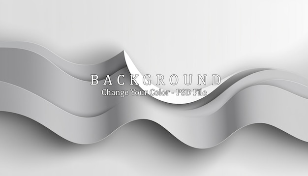 PSD abstract gradient white and gray background generative ai