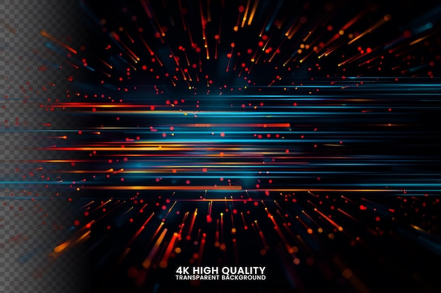 PSD abstract high technology data effect on a black background