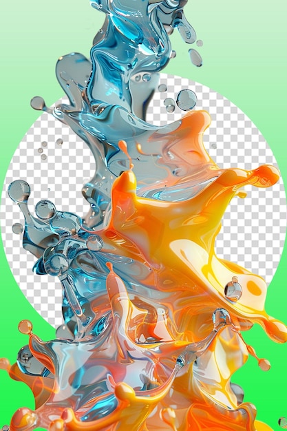 PSD abstract holo psd png