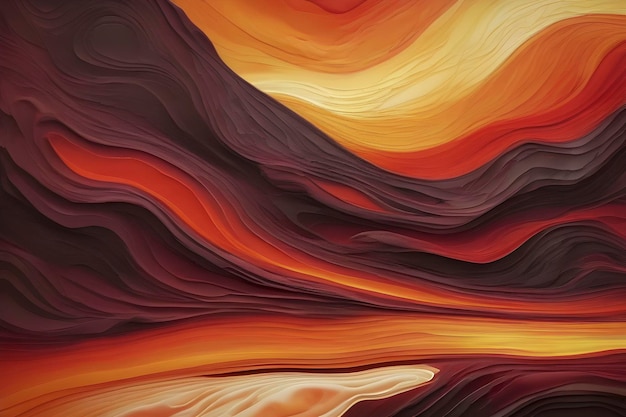 PSD the abstract landscape is reminiscent of molten lava