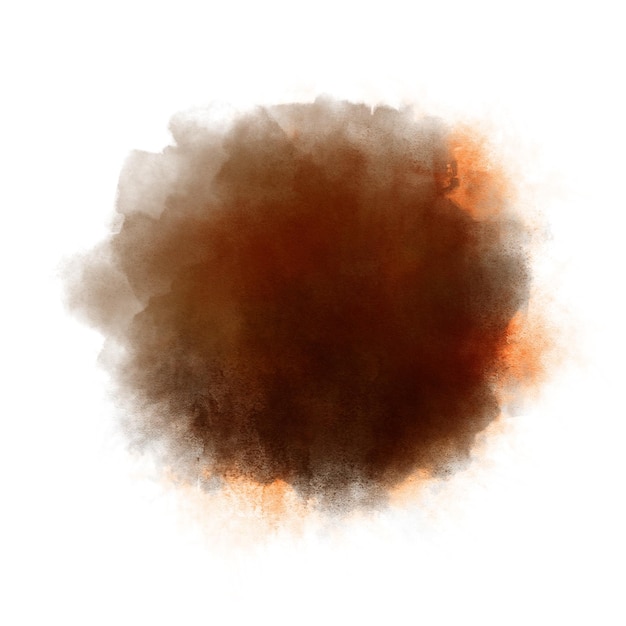 Abstract light coffee watercolor handpainted for the background Stain artistic