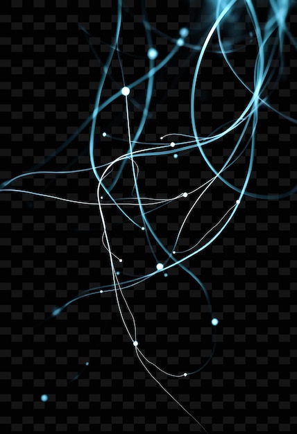 PSD abstract lines on a black background