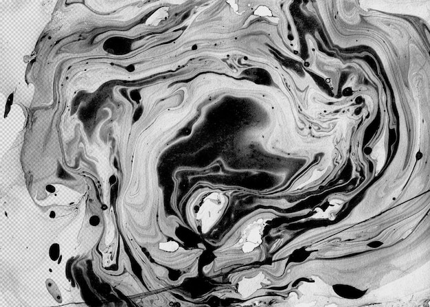 PSD abstract liquid black acrylic art marble texture png