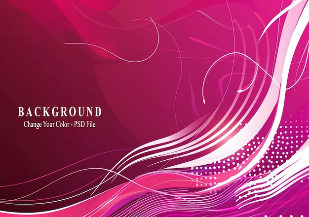 PSD abstract magenta background with geometric shapes and lines vector illustration design for banner