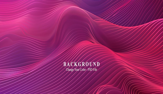 PSD abstract magenta background with geometric shapes and lines vector illustration design for banner