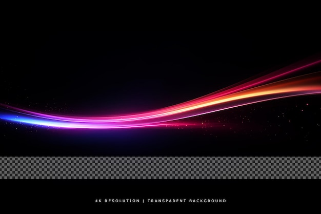 PSD abstract magic neon wind lines cosmic glint futuristic flash glow sparks shine streaks effect