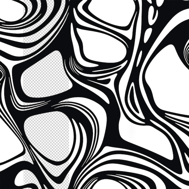 Abstract marbling pattern transparent background