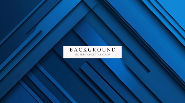 PSD abstract modern blue on black background with line curve design