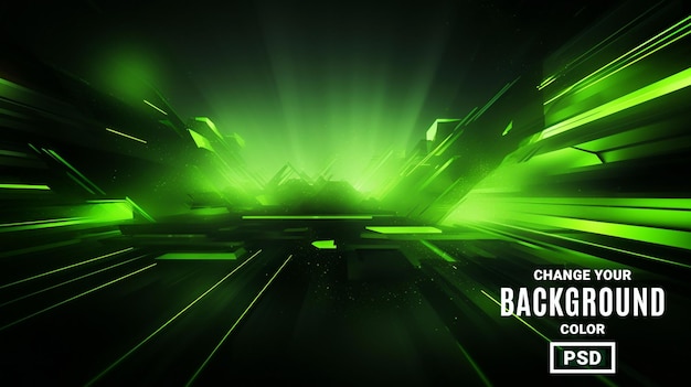 abstract neon green background