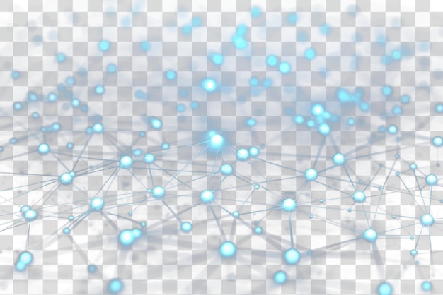 PSD abstract network connections background