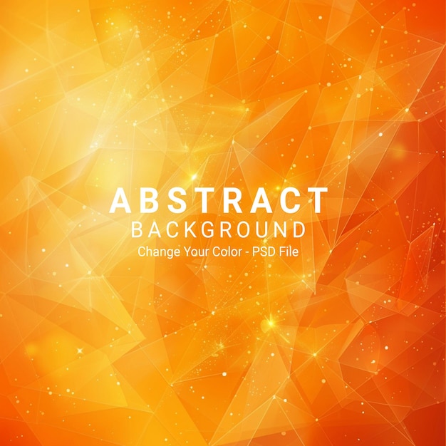 PSD abstract orange background vector presentation design yellow gradient banner template