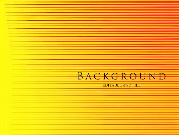 PSD abstract orange and yellow background with lines