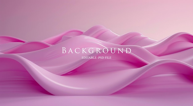 Abstract pink wavy background