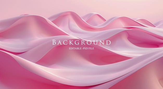 Abstract pink wavy background