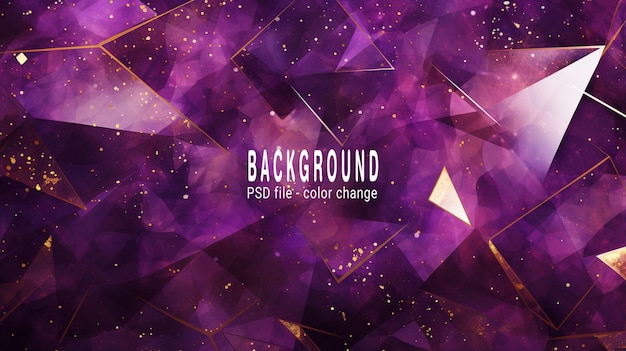 Abstract purple dimond texure with spot gold backgroundAbstrack purple background