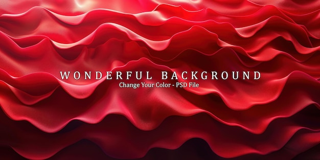 PSD abstract red wavy pattern