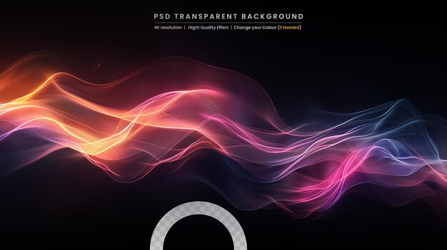 PSD abstract scene with light beam for placement your product spotlight