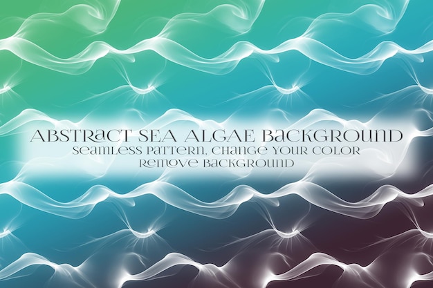 PSD abstract sea algae pattern on remove background texture