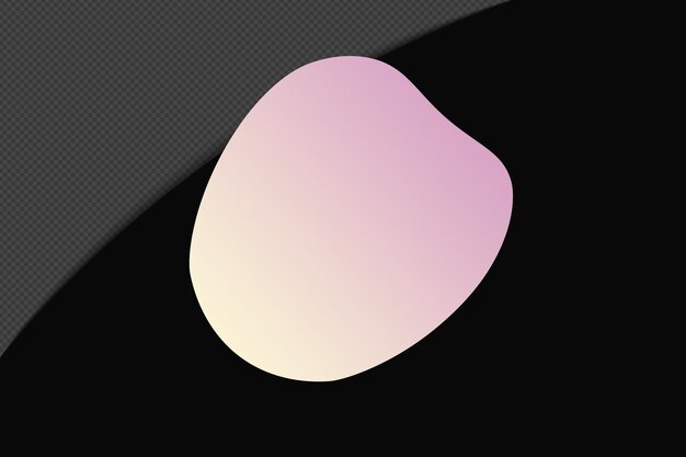 Abstract Shape transparent Gradient Element with pink soft Color template psd png design