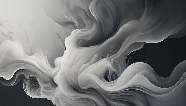 PSD abstract smoke rising in soft grey tones