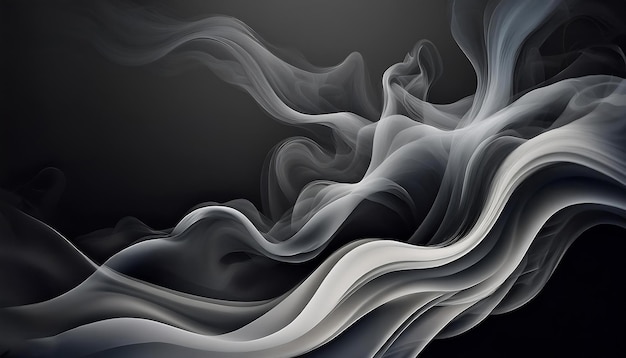 PSD abstract smoke trails in varying shades of grey