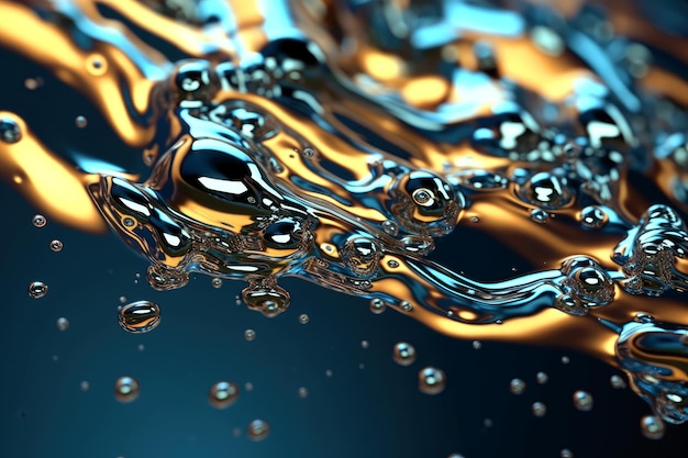 PSD abstract surreal liquid background