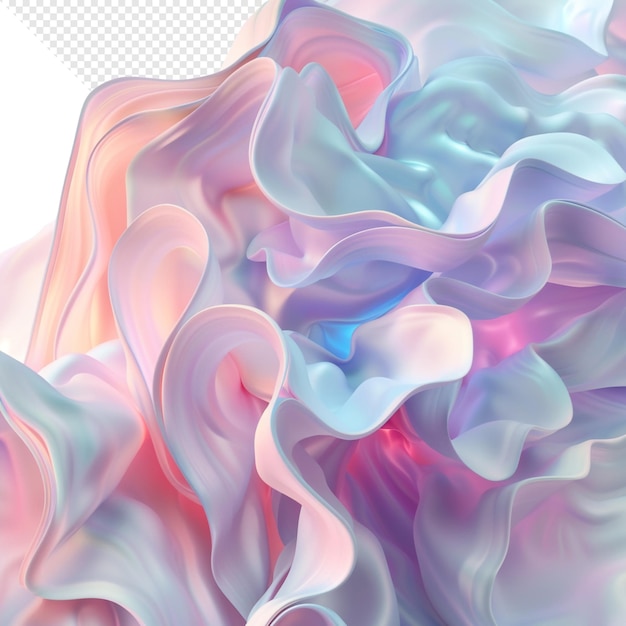 Abstract Swirling Pastel Colors