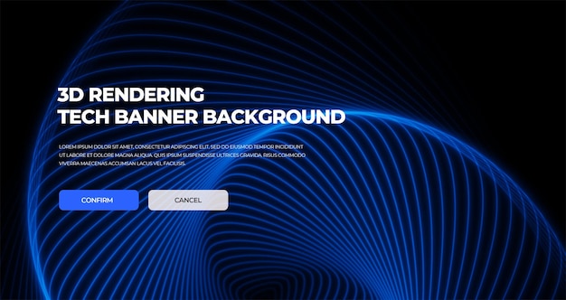 abstract website scifi tech banner background