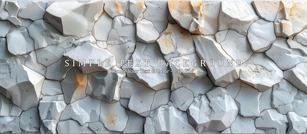 PSD abstract white cracked stone wall texture