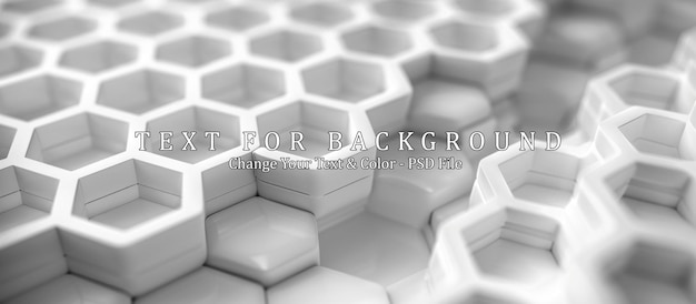 PSD abstract white hexagonal pattern