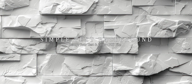 PSD abstract white stone wall texture