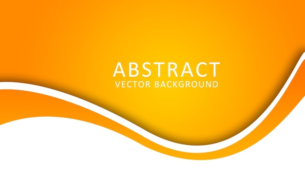 Abstract yellow orange wavy background. PSD design