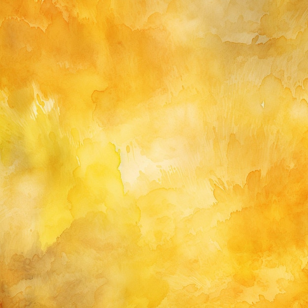 Abstract yellow watercolor background Art hand paint