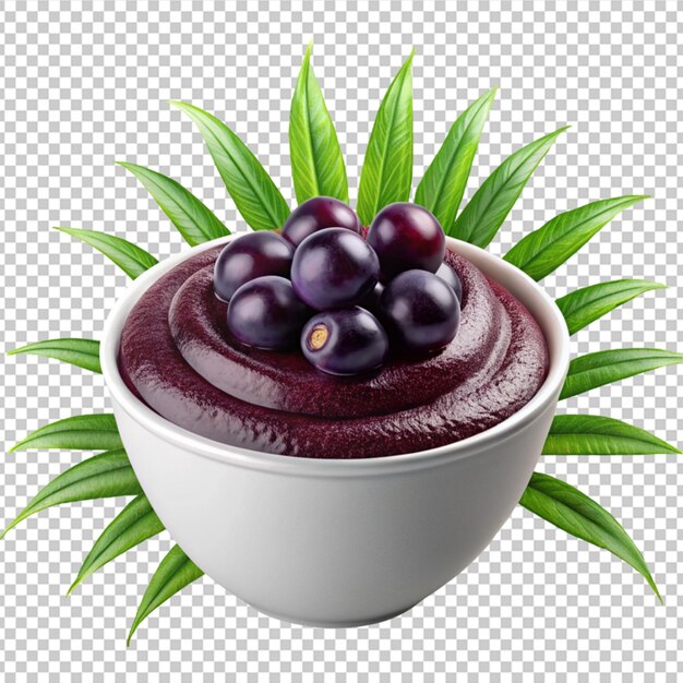 acai isolated on transparent background