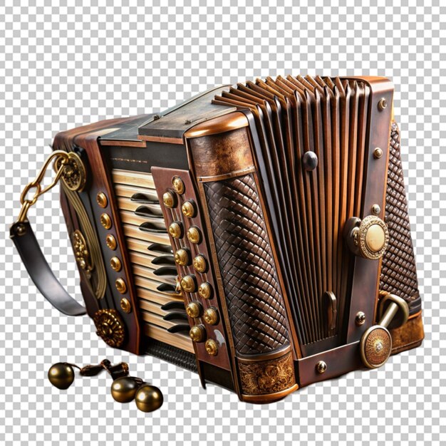 Accordion Isolated on transparent background